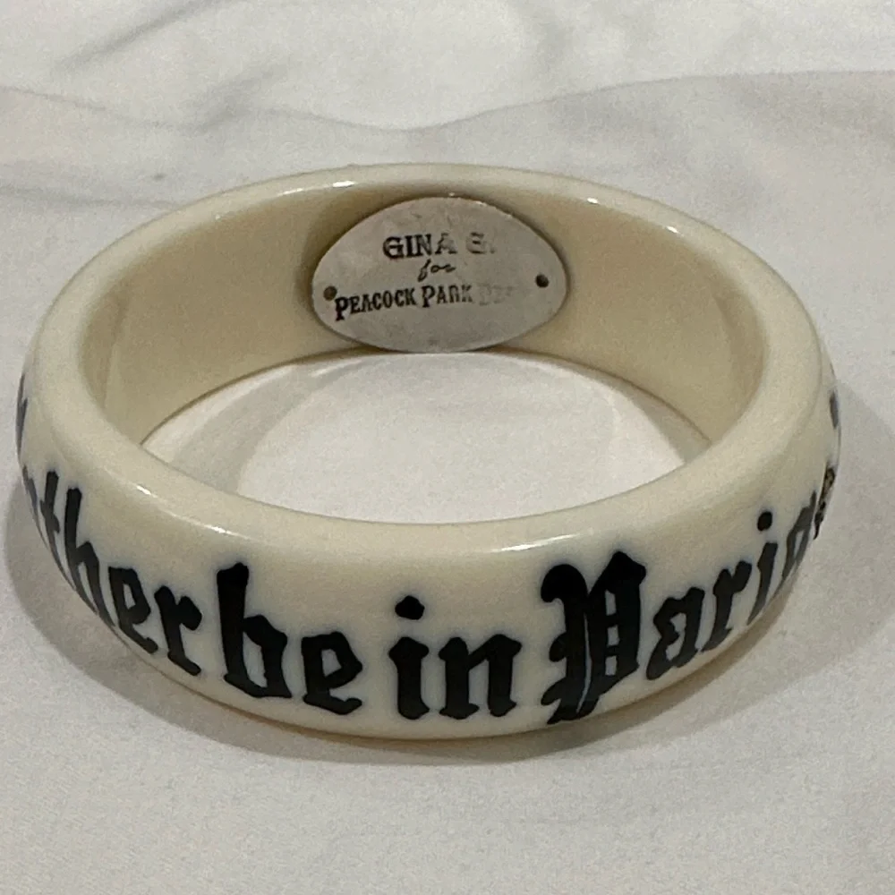 Gina G. for Peacock Park Design Resin Bangle - Picture 5 of 5